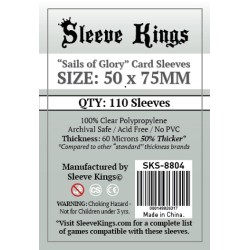 Sleeve Kings Card Game Card Sleeves 50Mm X 75Mm 110Ct