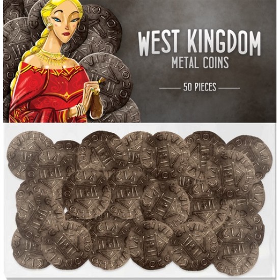 Architects of the West Kingdom Metal Coins ($17.99) - Tokens