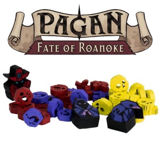 Pagan: Fate Of Roanoke: Wooden Token Kit